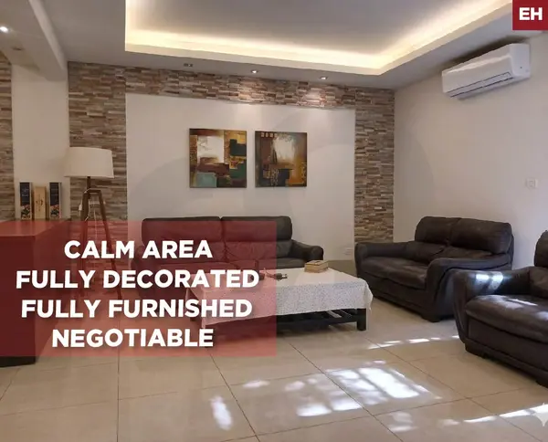Spacious, decorated, furnished, calm area, metn, biaqout