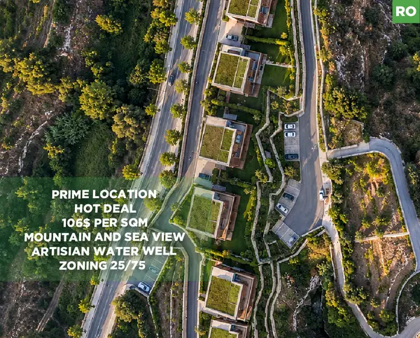 Greenery and beautiful open views, Very Prime Location with 3 Road Access, Bchamoun -Aley