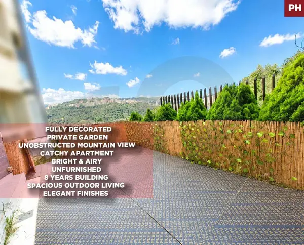 unobstructed mountain view, Garden, metn, mansourieh
