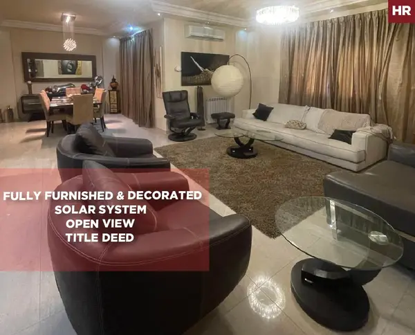 Open view, fully furnished, prime area, Aley