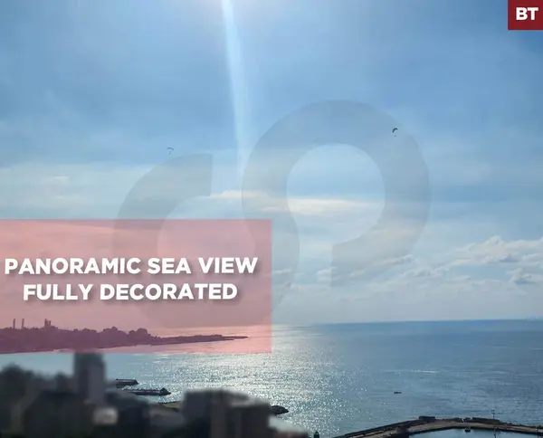 Panoramic sea view, roof, Sahel Alma, Keserouan