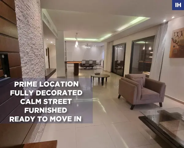 prime location, fully decorated, calm street, beirut, tallet el khayat