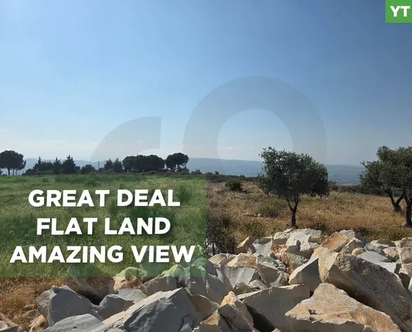 Great deal, flat land, amazing view, Rashdbin, Koura