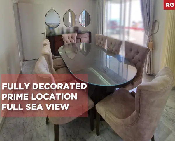 Prime location/Full sea view/ FULLY DECORATED/jbeil
