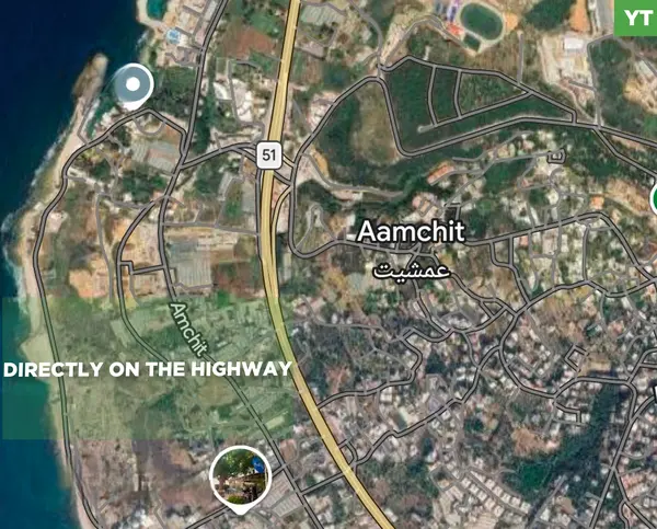 RENTAL LAND/ directly on the highway in Amchit,JBEIL