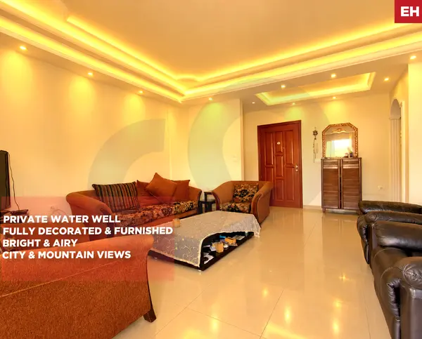 Fully Decorated & Furnished/City & Mountain Views/BAOUCHRIE,METN