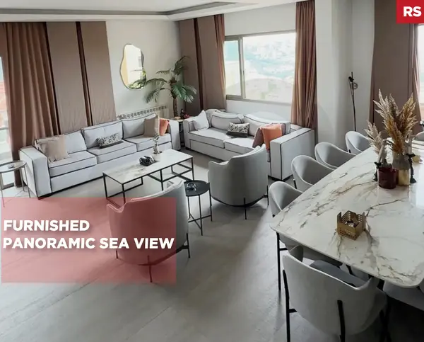 DUPLEX/Panoramic Sea View/Nahr Ibrahim,JBEIL /Fully furnished