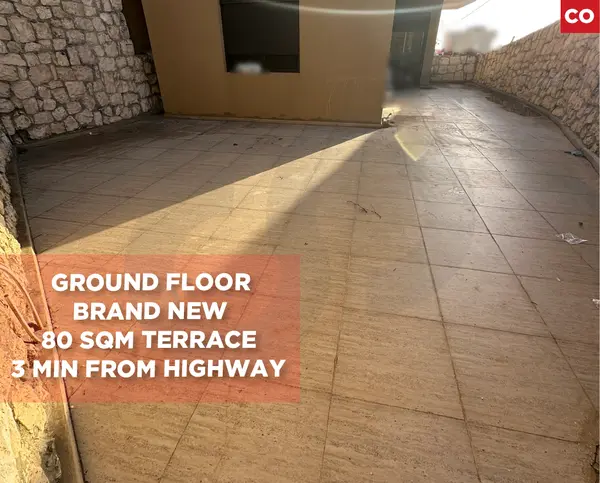 Under ground parking ,terrace:80 sqm , Halat