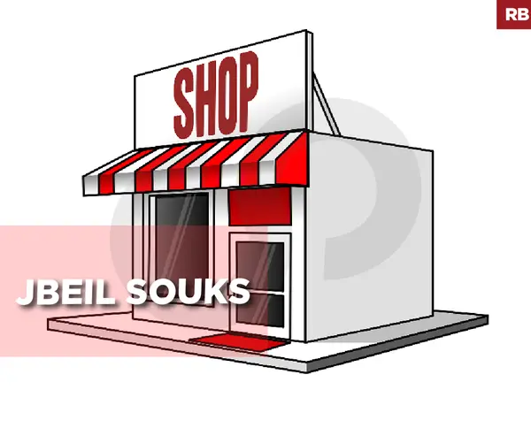 two adjacent shops FOR SALE in JBEIL SOUKS