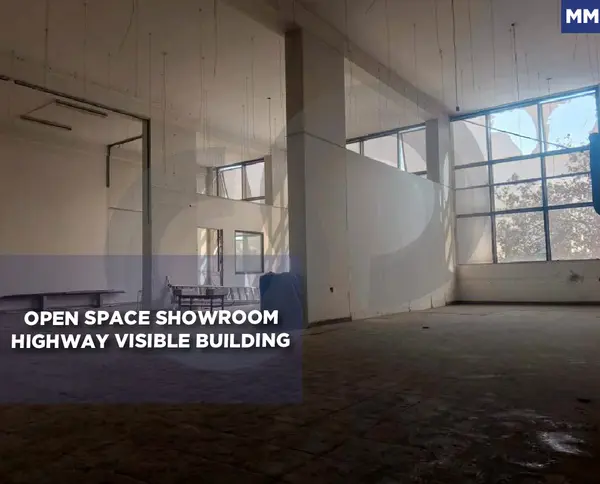 Open space showroom – Highway visible building -Achrafieh
