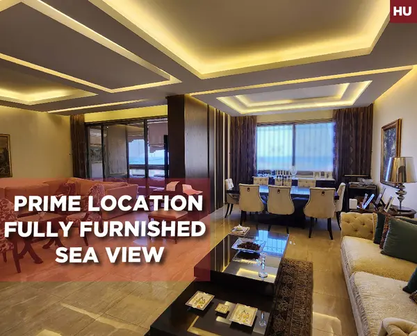 Prime location , Fully furnished , sea view- Jnah