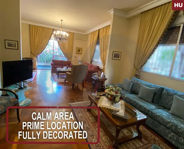 calm area -prime location -fully decorated- bir hassan