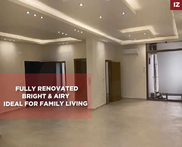 Fully Renovated,balconies, sakiet al janzeer