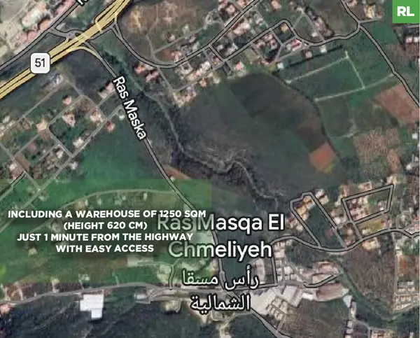 LAND FOR SALE, ROAD ACCESS, RAS MASKA-KOURA