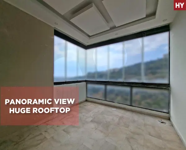 PANORAMIC SEA VIEW, HUGE ROOFTOP, BETCHAY-BAABDA
