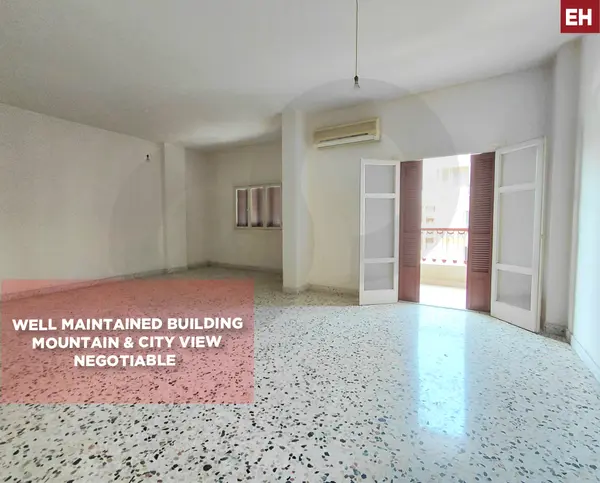 MOUNTAIN AND CITY VIEW, APARTMENT FOR SALE, BAOUCHRIEH-METN