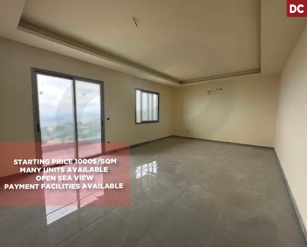 OPEN SEA VIEW, BRAND NEW, HALAT-JBEIL