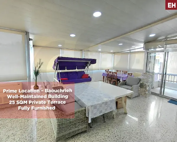 FULLY FURNISHED, PRIME LOCATION, BAOUCHRIYE-METN