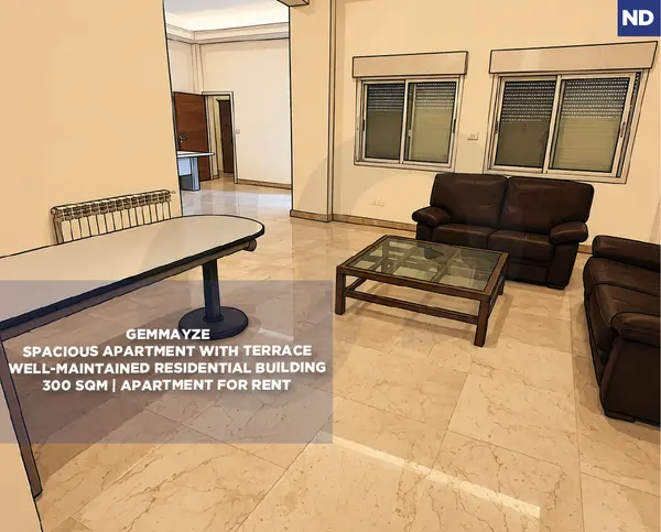 APARTMENT FOR RENT, TERRACE, ACHRAFIEH-BEIRUT