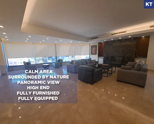 Calm area, surrounded by nature, panoramic view, high end, fully furnished