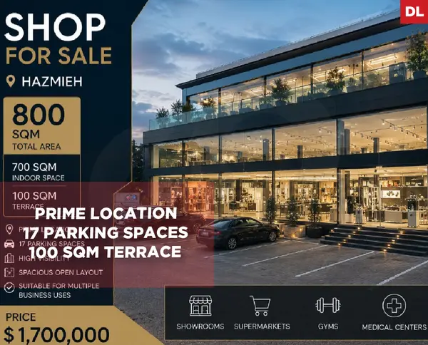 Prime Location/Terrace/Baabda/Hazmiyeh
