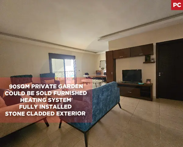 Stone cladded exterior/Private garden 90sqm/Zgharta/Ehden