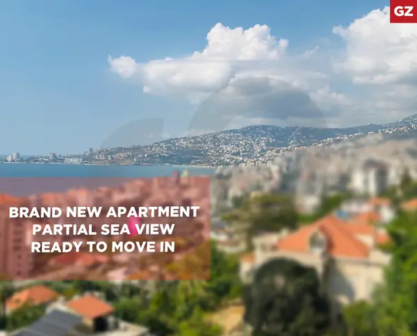 BRAND NEW APARTMENT/PARTIAL SEA VIEW/Keserouan/Ghadir