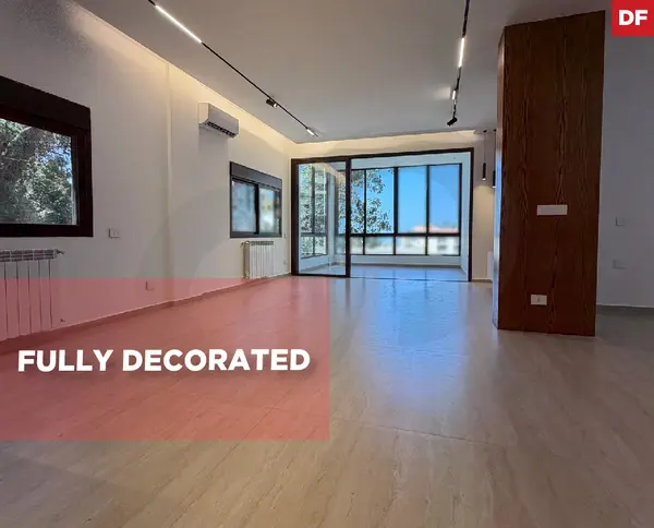 Fully Decorated/sea view/closed balcony/Metn/Rabieh