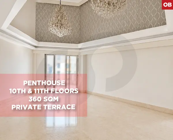 PENTHOUSE/Private Terrace/modern building/Beirut/Ras Al Nabaa