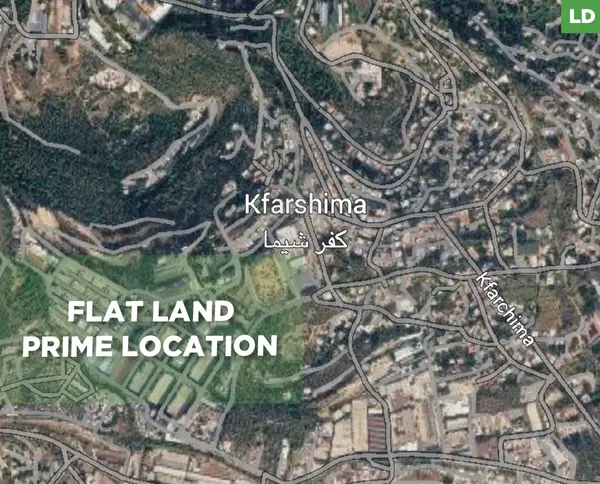 Prime Land for Sale/Flat land/Rare opportunity/Baabda/Kfarchima