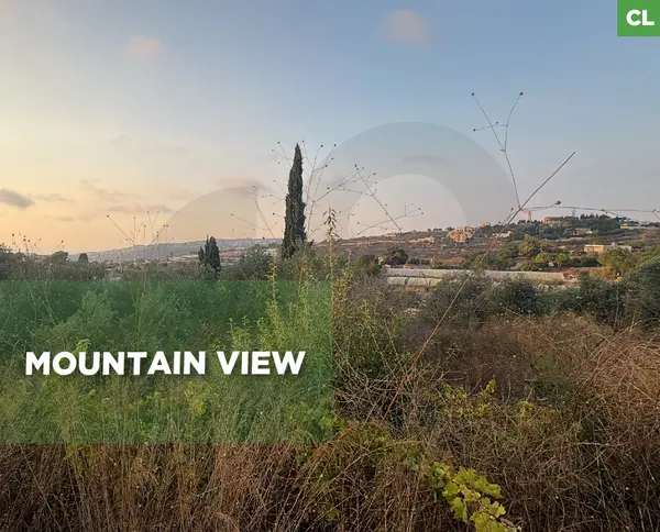Land for sale/Mountain view/Excellent opportunity/Jbeil/Mechehlen