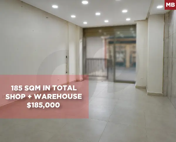 Shop + warehouse for sale/Catchy Deal/Beirut/Tariq El Jdideh