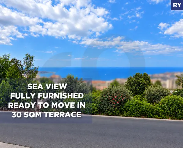 Fully Furnished/Sea View/30 SQM Terrace/Keserouan/Sahel Alma