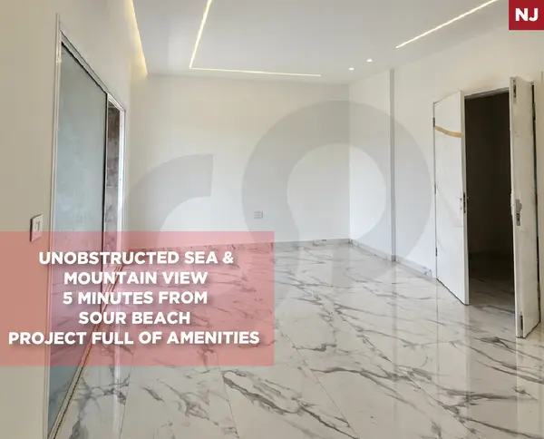 Unobstructed Sea & Mountain View/Project full of ameneties/Tyre-/Borj El Chmali