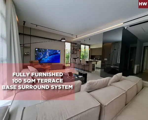 fully furnished- 100 sqm terrace - apartment in adma