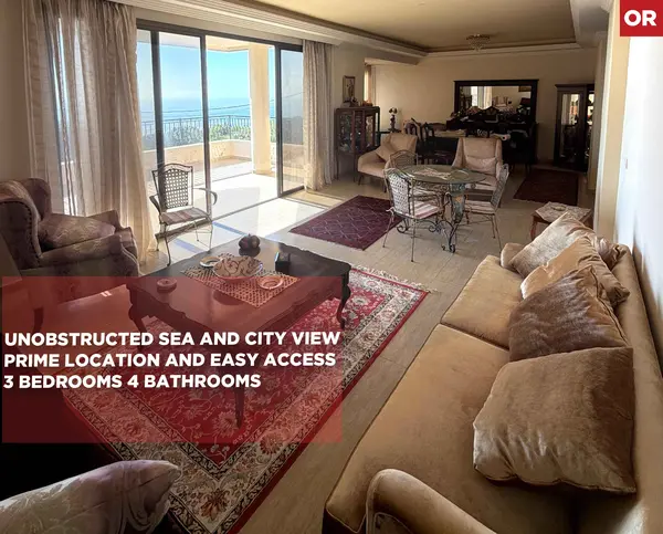 Easy access/Unobstructed sea and city view/ deir Qoubel,ALEY