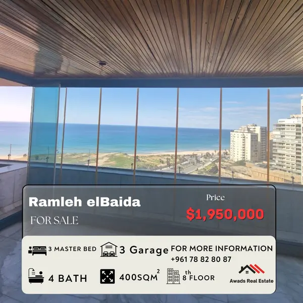 Apartment for Sale in Ramlet El Bayda