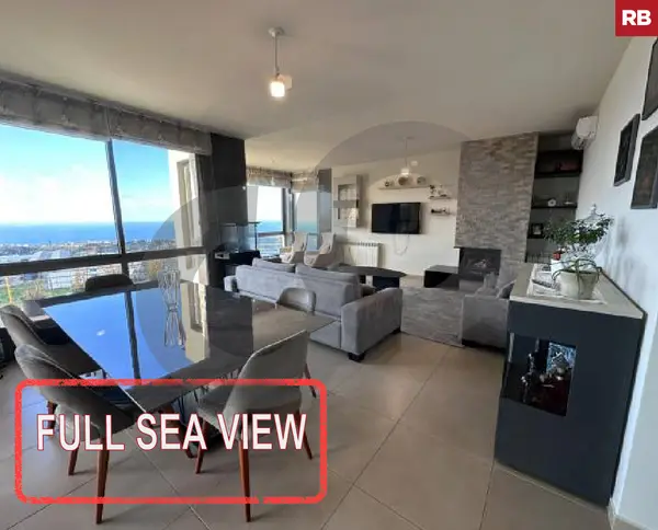 Full Sea View/Fully Furnished - Gharzouz -Jbeil