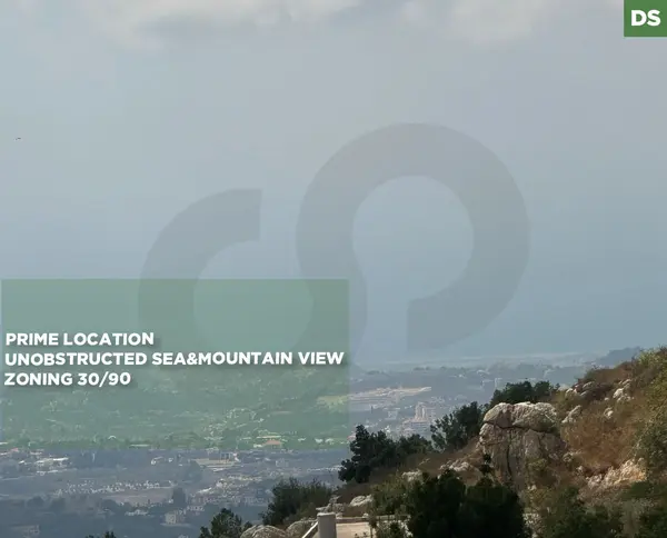 Development Land/Sea & Mountain Views/high zoning/Roum, Jezzine