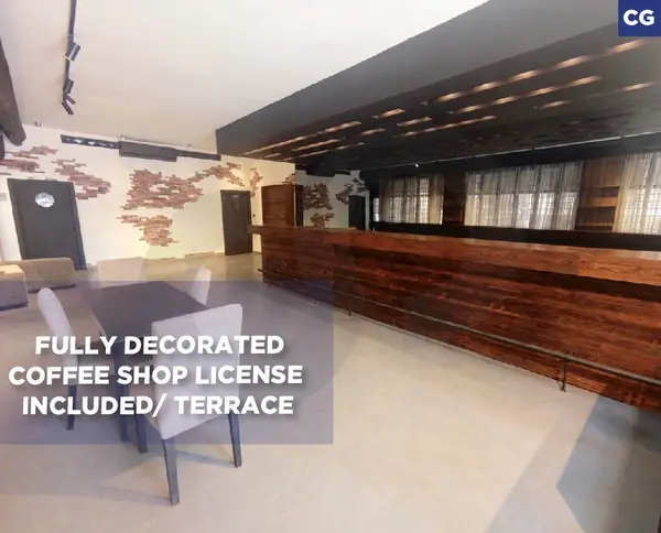 Fully Decorated 120 sqm Shop for Rent on Badaro Main Street – Coffee Shop Ready