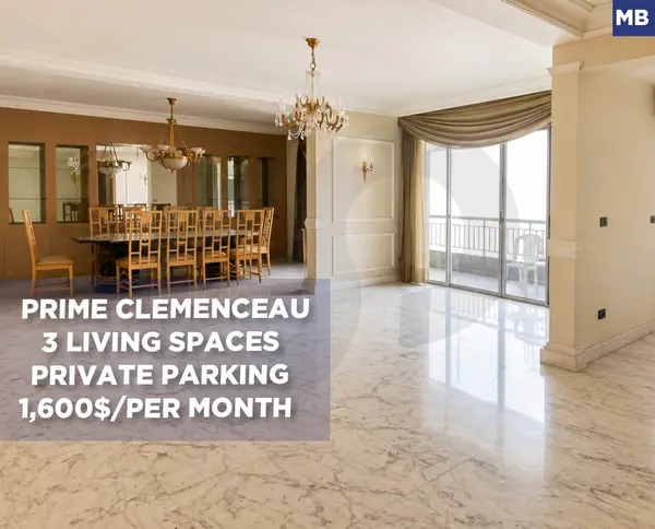 SPACIOUS RENTAL DEAL/PRIME LOCATION/Clemenceau,BEIRUT
