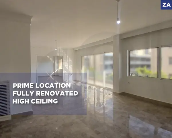 Apartment For Rent/Prime location/Fully Renovated/High Ceiling/BADARO-BEIRUT