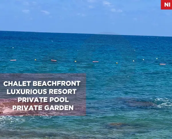 CHALET BEACHFRONT/breathtaking sea views/24 Hours Security /ANFEH,KOURA