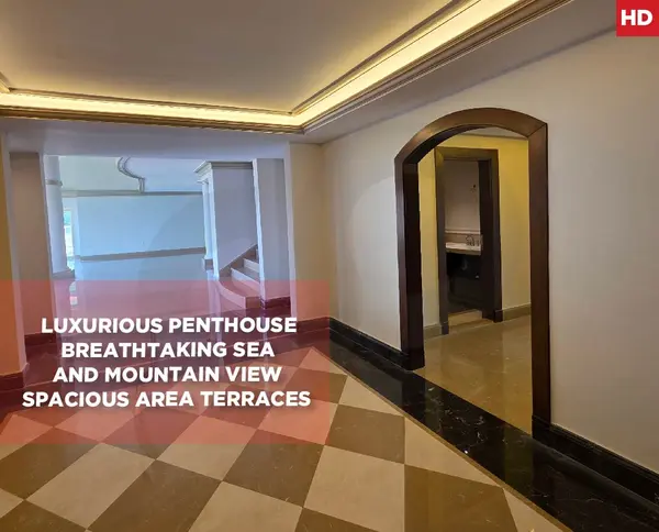 1,000 sqm | Penthouse Spacious Terraces in dawhet el hoss