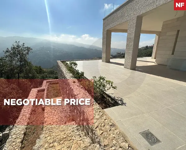 VILLA WITH PANORAMIC MOUNTAIN VIEW IN AAJALTOUN