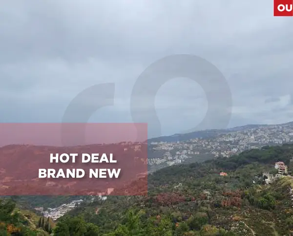 Unobstructed mountain and sea view IN Qornet El Hamra