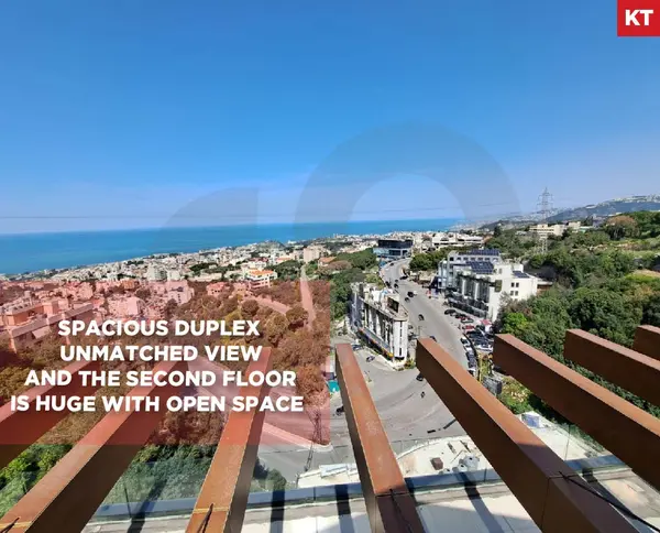 Spacious Duplex with unmatched view ,Mtayleb