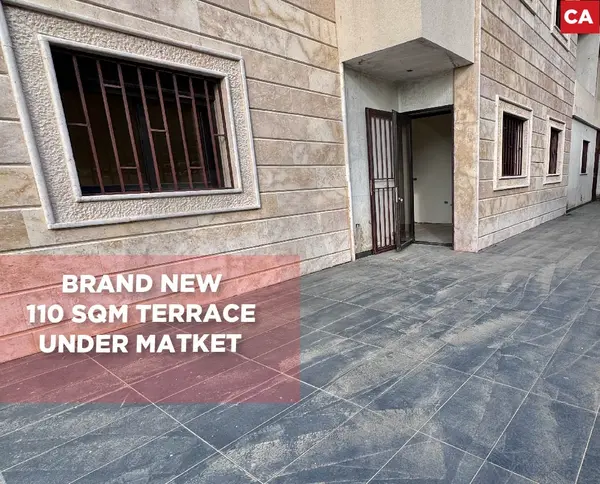 110 SQM Terrace, 70% Down payment, storage, Kfour