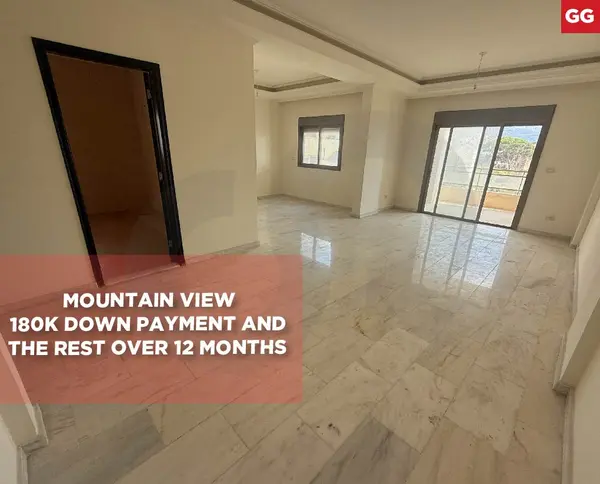 Spacious 170 sqm apartment in Jamhour