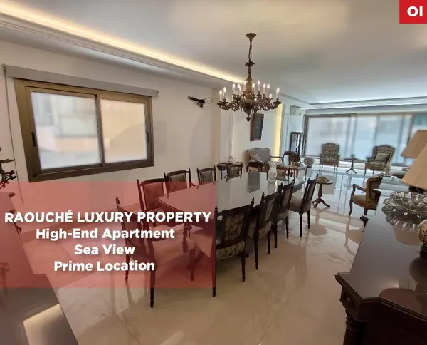 330 SQM Luxury Apartment for Sale | Australia Street, Raouché | Panoramic Sea View
